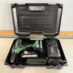 Hitachi DS18DGL 18V Cordless Drill Driver W/ 2 Lithium-ion Batterys & Charge. Fixed Price $87.00.
