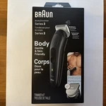 Braun Series 3 Rechargeable Body Groomer Plus Attachment Combs New In Box. Fixed Price $24.90.