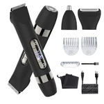 Hatteker 4 In 1 Multifunctional Dual - Head Body Hair Trimmer For Men, Black. Fixed Price $50.69.