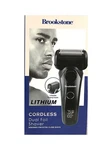 Brookstone Cordless Dual Foil Shaver Lithium Rechargeable Waterproof. Fixed Price $39.95.