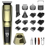 Olov Cyber Cordless Beard Trimmer For Men, 17-IN-1 Mens Grooming Kit, Bronze. Fixed Price $65.90.