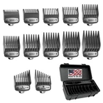 Wahl Clipper Genuine Secure Snap Elite Guards & Caddy, Grey 03291-200. Fixed Price $69.99.