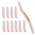 Mistfree Dermaplane Razor For Women Face, Eyebrow Count (pack Of 10), Pink. Fixed Price $24.06.